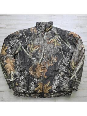 Game Winner Camo Men's Hunting Jacket Lined Insulated XL Realtree Hardwood